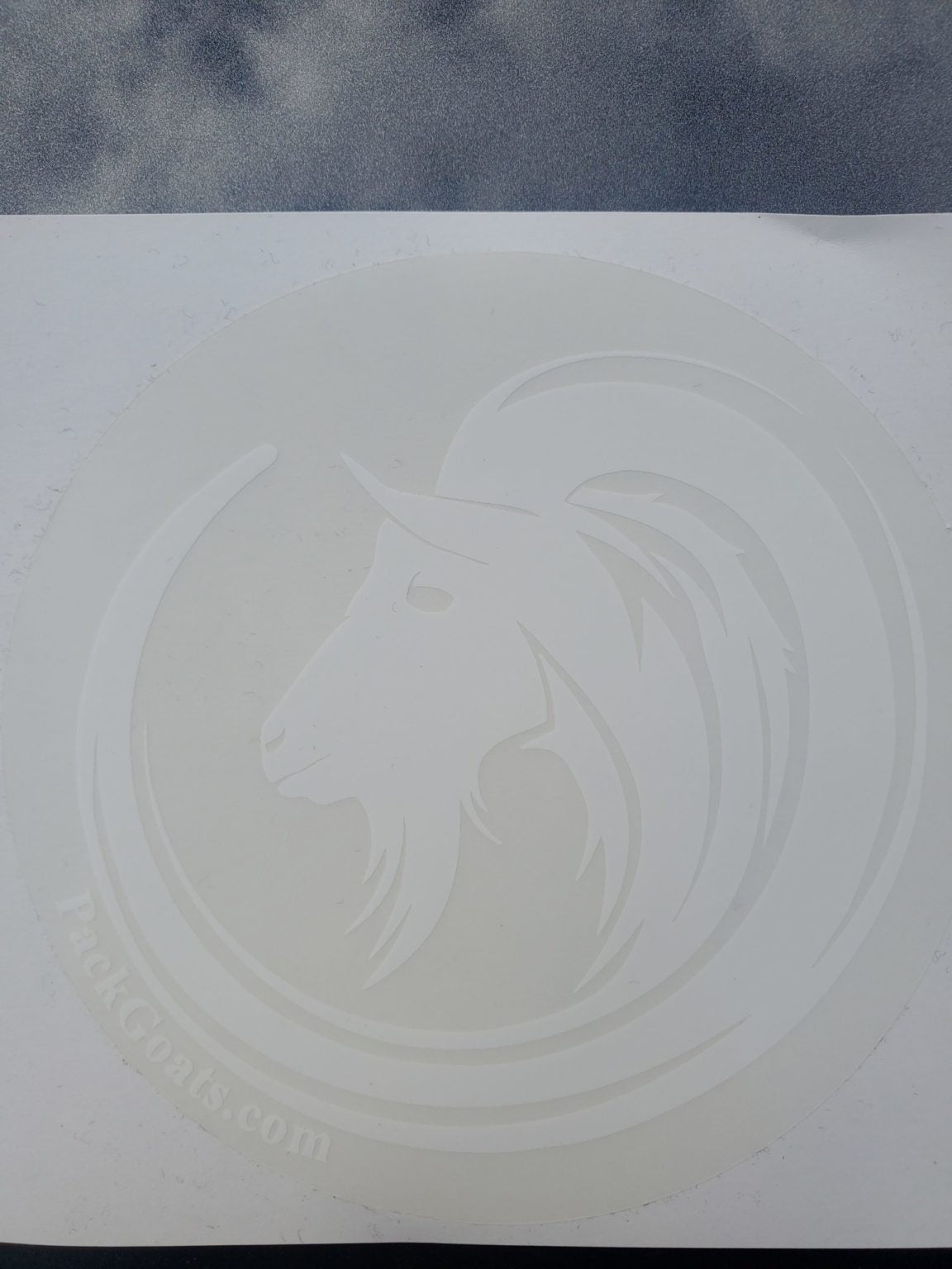 Goat Head Stickers – Show Your Pack Goat Pride