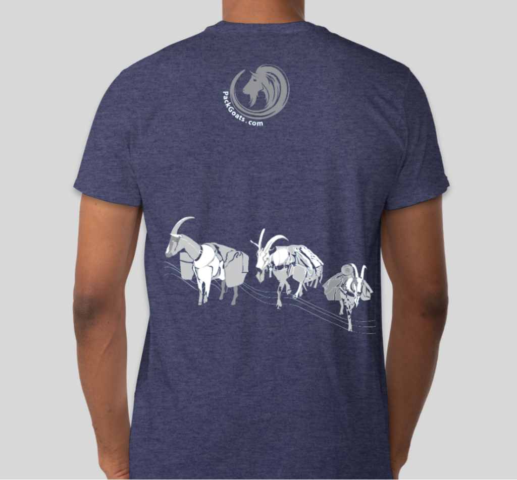 Hiking with Pack Goats T-Shirt
