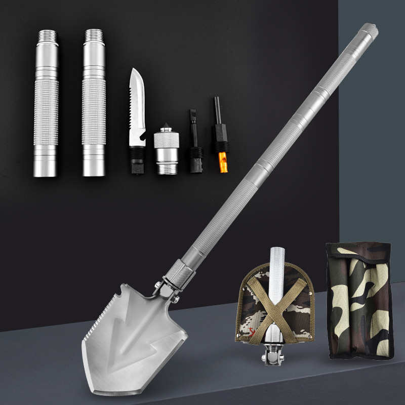 Ultimate Camp Shovel Multi-Tool – 12-in-1 Survival & Backcountry Gear