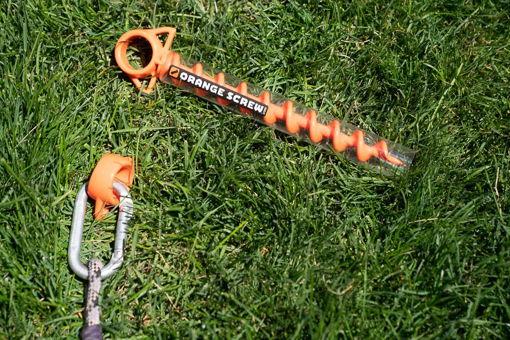 Goat Tie Down – Orange Screw (2-Pack with Accessory Tube)