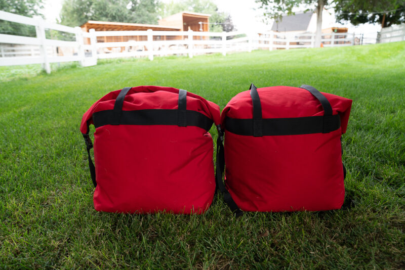 Small Roll Top Pack Goat Panniers – Compact, Durable, & Affordable (Set of 2)