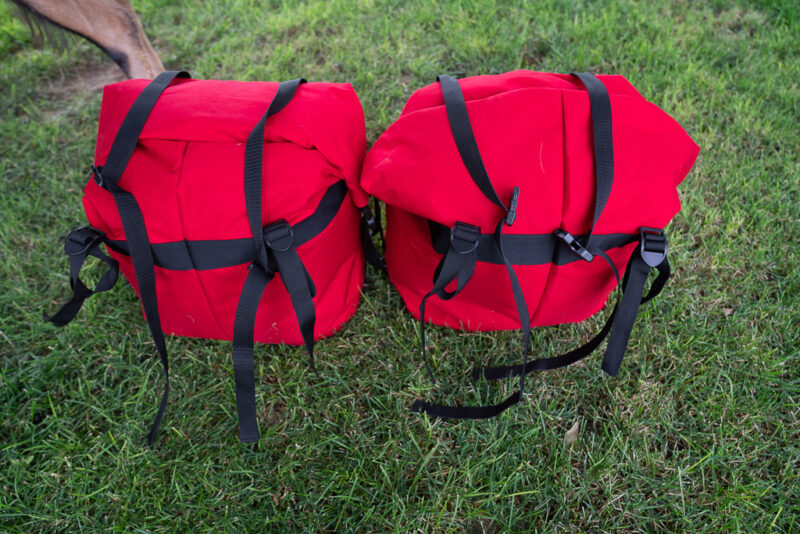 Small Roll Top Pack Goat Panniers – Compact, Durable, & Affordable (Set of 2)