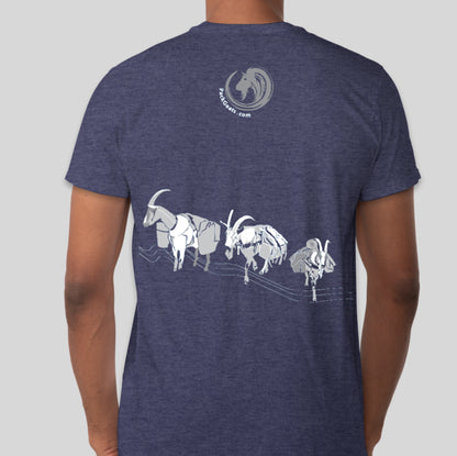 Hunting with Pack Goats T-Shirt – Represent the Backcountry Life