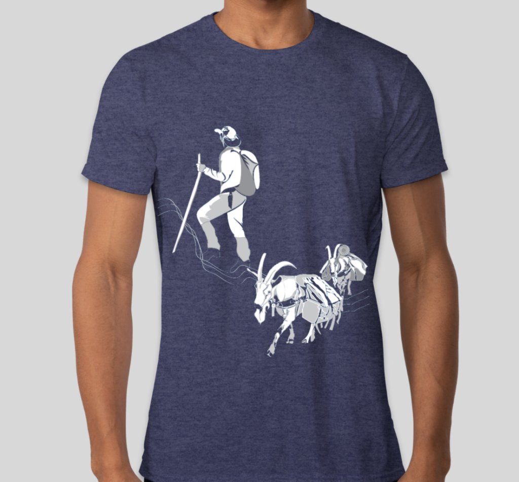 Hiking with Pack Goats T-Shirt