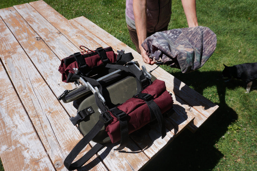 Reversible Pannier Cover for Hunters – Fits All Pack Goat Saddles