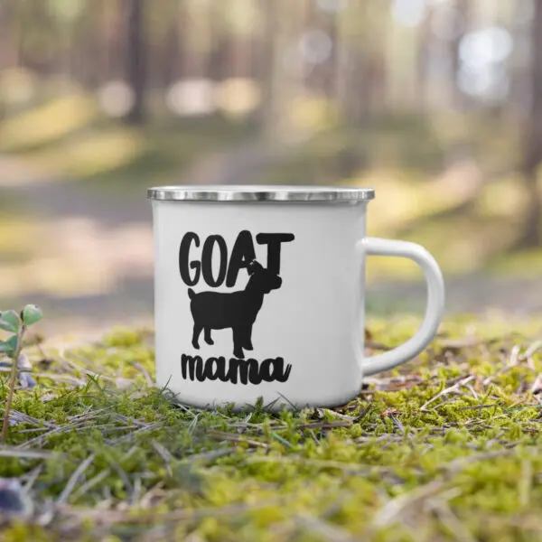 Goat Mama Enamel Mug
