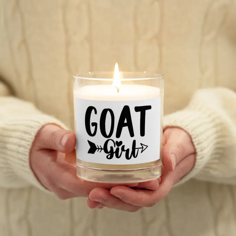 Goat Girl Glass Jar Soy Wax Candle