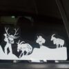 Hunting with Pack Goats Sticker