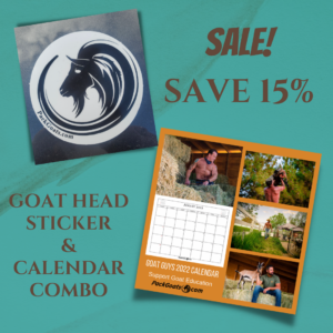Goat Head Sticker and Calendar Combo