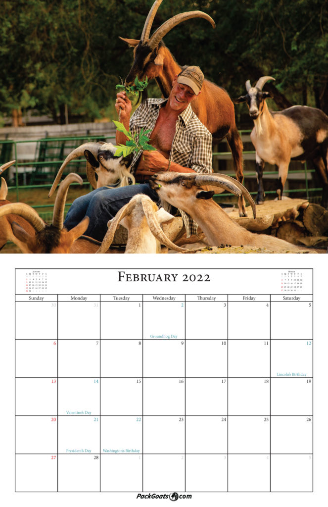 Goat Guys 2022 Calendar