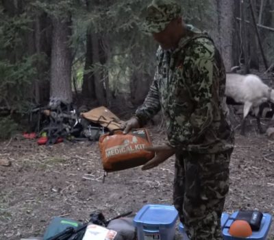 Setting Up Hunting Camp With Pack Goats